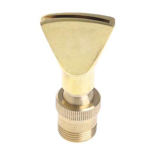 Water View Rockery Fountain All Copper Stainless Steel Adjustable Universal Fan-shaped Flat Nozzle, 6 Point, 1寸, 1.5寸, 2寸