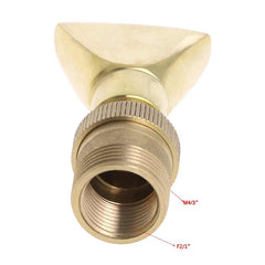 Water View Rockery Fountain All Copper Stainless Steel Adjustable Universal Fan-shaped Flat Nozzle, 6 Point, 1寸, 1.5寸, 2寸
