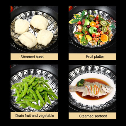 Stainless Steel Folding Retractable Lotus Steamer Tray, Lotus Steamer Tray