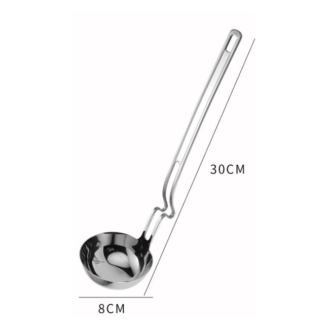 Stainless Steel Hot Pot Hanging Wall Spoon Creative Fishing Spoon Porridge Spoon, Soup Spoon, Colander