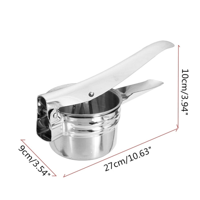 Potato Fruit Vegetable Manual Press Juicer Stainless Steel Crusher Squeezer, Manual Press Juicer