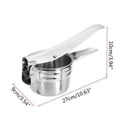 Potato Fruit Vegetable Manual Press Juicer Stainless Steel Crusher Squeezer, Manual Press Juicer