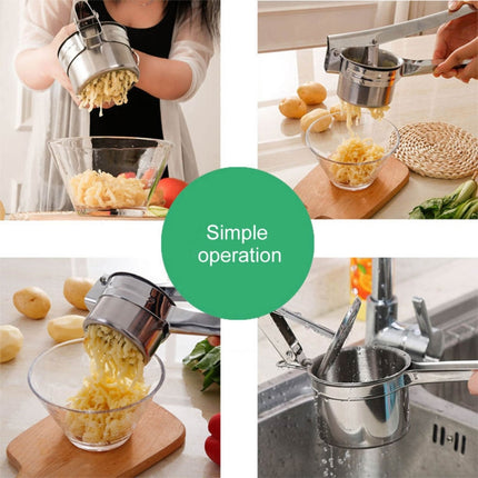 Potato Fruit Vegetable Manual Press Juicer Stainless Steel Crusher Squeezer, Manual Press Juicer