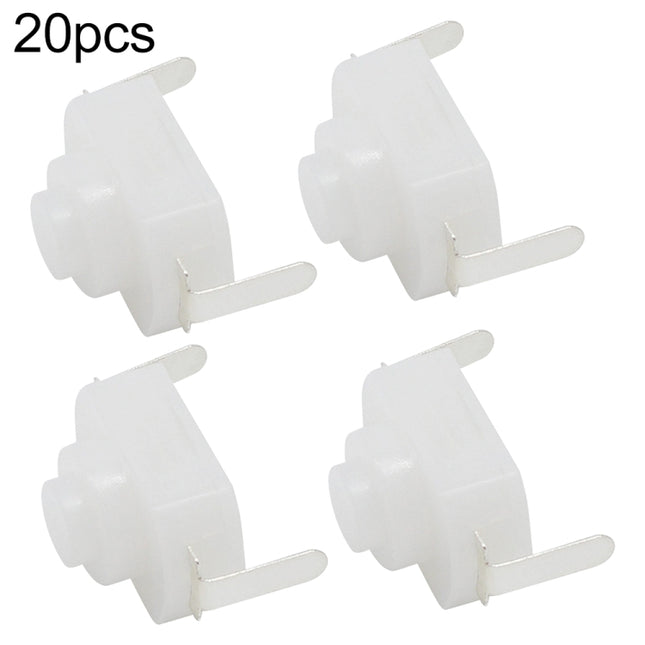 20 PCS YT-1208-YD LED Flashlight Button Switch