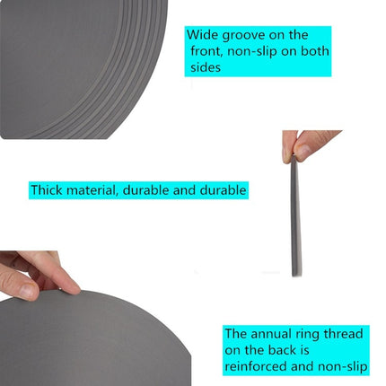 Gas Stove Heat-conducting Plate Kitchen Fast Defrosting Plate Pot Anti-burning Black Heat-conducting Plate, 24cm, 28cm