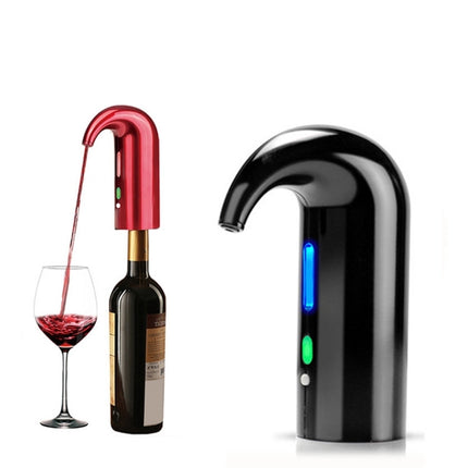 Red Wine USB Rechargeable Quick Decanter Intelligent Wine Decanter, White, Black, Red