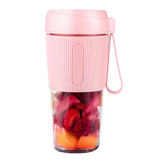 Portable Juicer Mini Electric Blender Portable Juicer, Style 2 (Pink), Style 2 (Navy Blue)