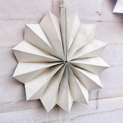 2 Sets Bronzing Paper Fan Flower Set Birthday Holiday Wedding Party Decoration, Bronzing 8pcs, Hot Silver 8pcs, Black 8pcs, Rose Gold 8pcs, Champagne Gold 8pcs, Colorful Hollow 8pcs, Bronzing 6pcs