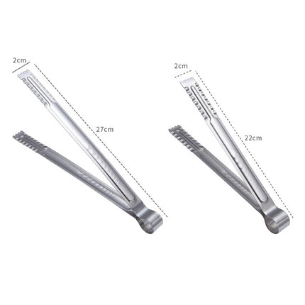 Stainless Steel Food Clip Bread Barbecue Clip Steak Buffet Clip, Size:9 inches, 9 inches, 12 inches