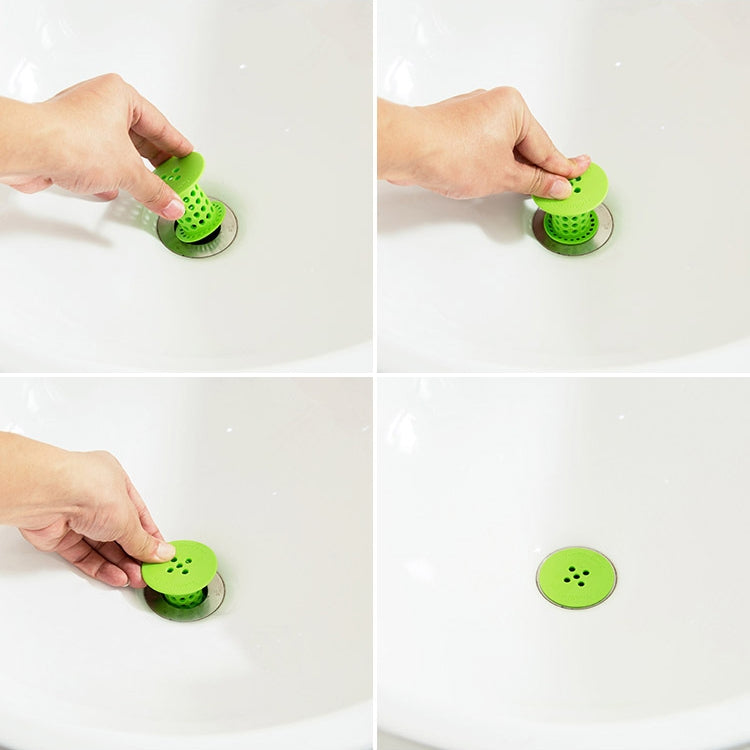 5 PCS Bathtub Pool Anti-clogging Device Hair And Hair Cleaning Collecting Floor Drain, Random Color Delivery, Hair Collecting Floor Drain