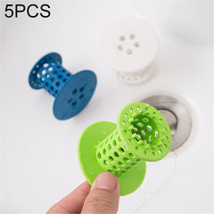 5 PCS Bathtub Pool Anti-clogging Device Hair And Hair Cleaning Collecting Floor Drain, Random Color Delivery, Hair Collecting Floor Drain