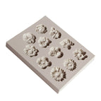 Sun Flower Shape(Gray) / Gray