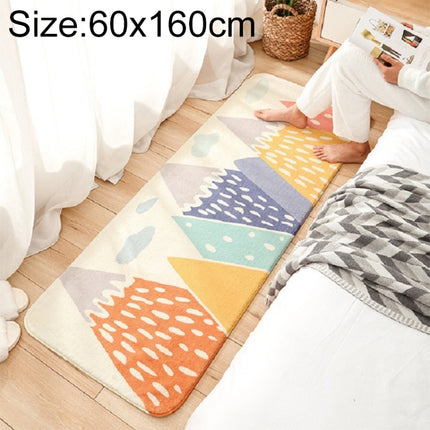 Cartoon Home Sofa Strip Rug Bedroom Bedside Lamb Cashmere Non-slip Mat, 40×120 cm, 60×160 cm, 60×180 cm