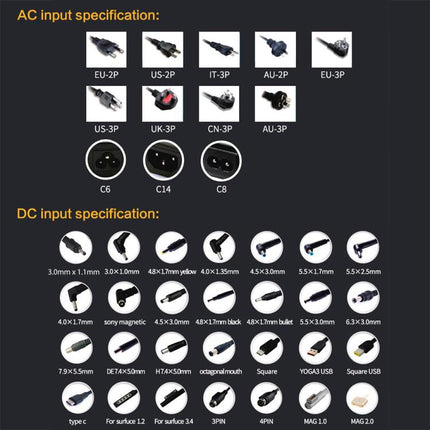 40W 19V 2.1A Netzteil für Samsung AD-4019W / AA-PA2N40L / BA44-00278A / NP900X1A / NP900X1B, Anschluss: 3.0*1.1, EU-Stecker