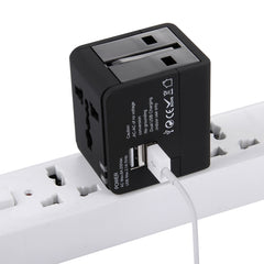 5V 2.1A Dual USB Power Socket Charger Adapter, UK / EU / US / AU Plug, 5V 2.1A