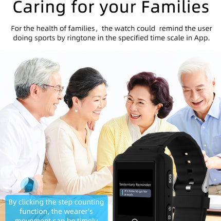 REACHFAR RF-V46-A GPS Smart Tracker WatchBand, Support SOS / Camera / Health Management / 4G LTE / Blood Pressure / Heart Rate, For Asia / Europe / Africa / Australia, RF-V46-A