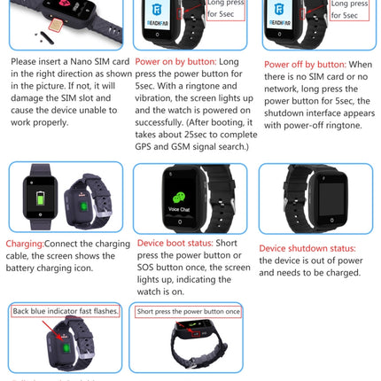 REACHFAR RF-V46-A GPS Smart Tracker WatchBand, Support SOS / Camera / Health Management / 4G LTE / Blood Pressure / Heart Rate, For Asia / Europe / Africa / Australia, RF-V46-A