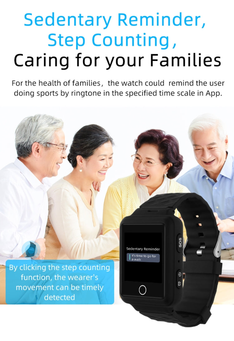 REACHFAR RF-V46-B GPS Smart Tracker WatchBand, Support SOS / Camera / Health Management / 4G LTE / Blood Pressure / Heart Rate, For North America / South America, RF-V46-B