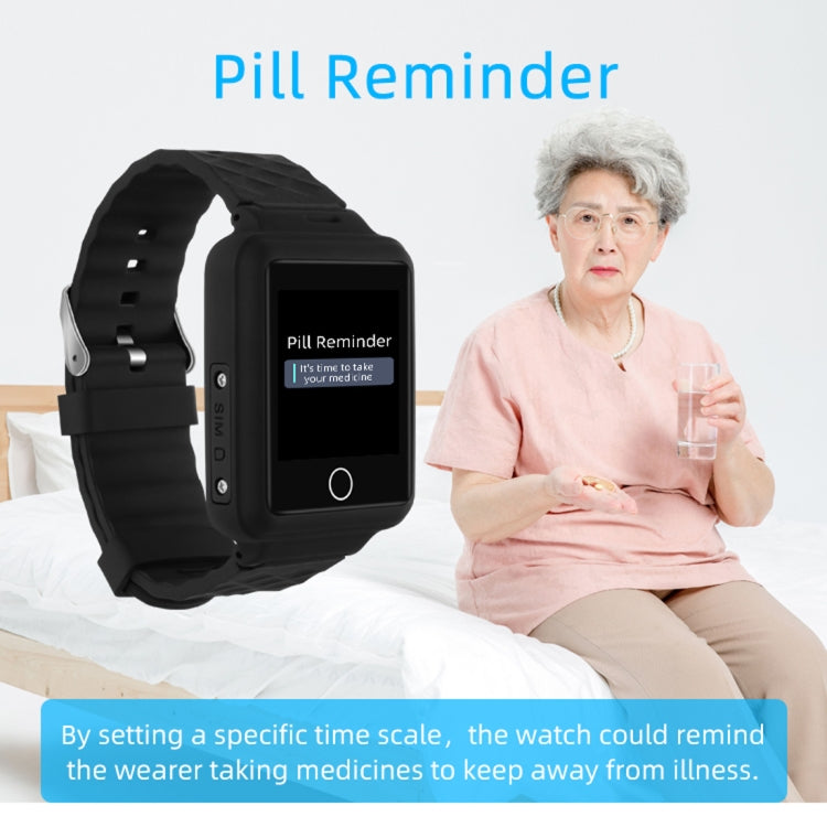 REACHFAR RF-V46-B GPS Smart Tracker WatchBand, Support SOS / Camera / Health Management / 4G LTE / Blood Pressure / Heart Rate, For North America / South America, RF-V46-B