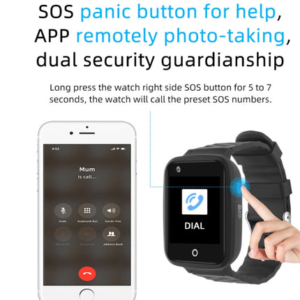 REACHFAR RF-V46-B GPS Smart Tracker WatchBand, Support SOS / Camera / Health Management / 4G LTE / Blood Pressure / Heart Rate, For North America / South America, RF-V46-B