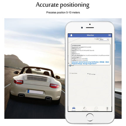 TK108 2G 4PIN Realtime Car Truck Vehicle Tracking GSM GPRS GPS Tracker, Support AGPS with Relay and Battery, 4PIN