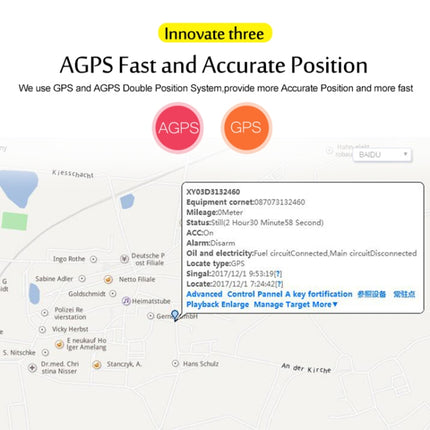 TK200 2G IP67 Waterproof GPS / GPRS / GSM Personal / Goods /  Pet / Bag Locator Pet Collar Real-time Tracking Device