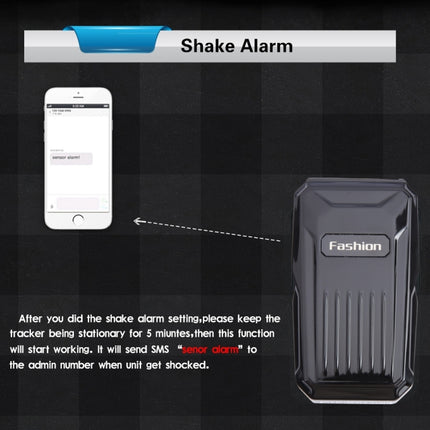 KH-X1 Mini Waterproof Magnetic GPS / GSM / GPRS Quad Band Realtime Car Tracker, Built-in Long Life Battery, Shark Alarm, Movement Alarm, Remotely Voice Monitor, Geo-fence, KH-X1