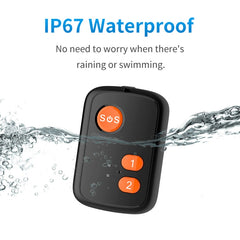 V51 A Style IP67 Waterproof 4G LTE 3G 2G GSM Elderly SOS Button Emergency Alarm GPS Tracker For Asia/Europe/Africa/Australia, V51 A Style