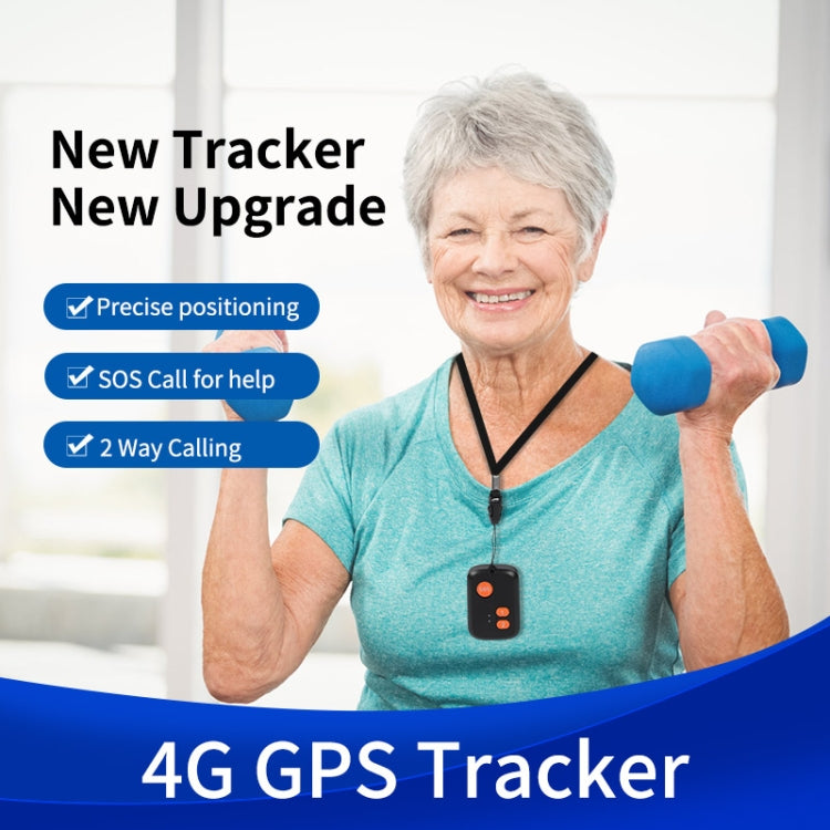 V51 A Style IP67 Waterproof 4G LTE 3G 2G GSM Elderly SOS Button Emergency Alarm GPS Tracker For Asia/Europe/Africa/Australia, V51 A Style