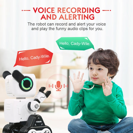 JJR/C R4 Cady Wile 2.4GHz Intelligent Remote Control Robo-advisor Money Management Robots Toy with Colorful LED Light, Remote Control Distance: 15m, Age Range: 8 Years Old Above