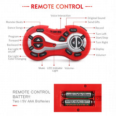 JJR/C R4 Cady Wile 2.4GHz Intelligent Remote Control Robo-advisor Money Management Robots Toy with Colorful LED Light, Remote Control Distance: 15m, Age Range: 8 Years Old Above , R4