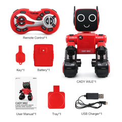 JJR/C R4 Cady Wile 2.4GHz Intelligent Remote Control Robo-advisor Money Management Robots Toy with Colorful LED Light, Remote Control Distance: 15m, Age Range: 8 Years Old Above , R4