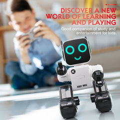 JJR/C R4 Cady Wile 2.4GHz Intelligent Remote Control Robo-advisor Money Management Robots Toy with Colorful LED Light, Remote Control Distance: 15m, Age Range: 8 Years Old Above , R4