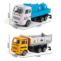 3 PCS Model Car Toy Construction Engineering Vehicles, Random Style Delivery, 3 PCS Model Car Toy