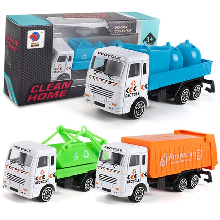 3 PCS Model Car Toy Construction Engineering Vehicles, Random Style Delivery