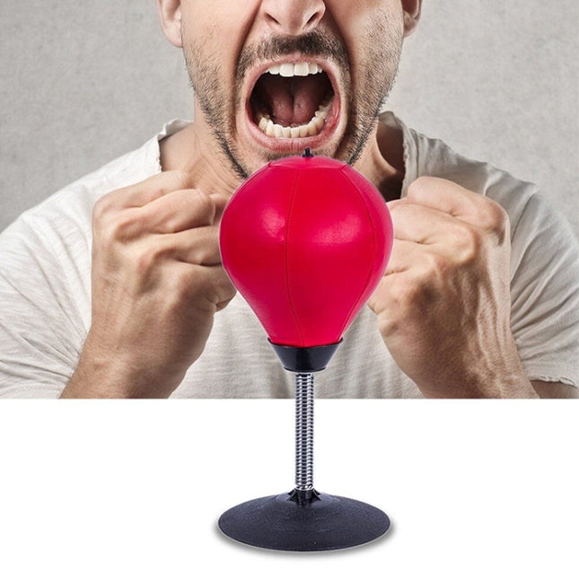 Desktop Punching Ball Stress Relief Buster Speed Fitness Vertical Boxing Ball with Suction Holder, HW-1102