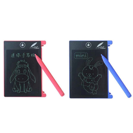 CHUYI 4.4 inch LCD Writing Tablet Portable Electronic Writing Drawing Board Doodle Pads with Stylus for Home School Office, 4.4 inch Pink