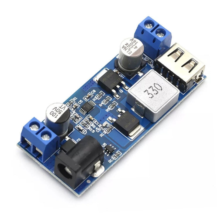 DC 24V/12V to 5V 5A Step-down Power Converter USB Charging Voltage Reduction Module