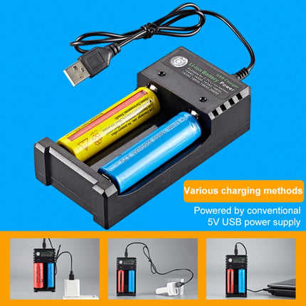 Dual Slot USB Charging Seat 3.7V Lithium Battery Charger