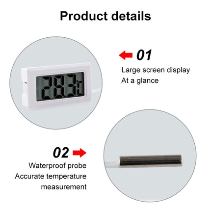 Mini LCD Indoor Digital Thermometer (Celsius Display)