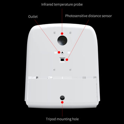 K9 Pro Handsfree Non-contact Body Light-sensitive Distance Sensor Thermometer + 1000ml Automatic Non-contact Liquid Soap Dispenser with Base Mount, K9 Pro