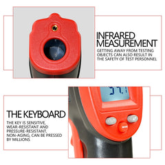 Wintact WT320 -50 Degree C~380 Degree C Handheld Portable Outdoor Non-contact Digital Infrared Thermometer, WT320