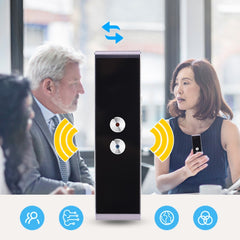 T8+ Portable Smart Voice Translator Smart Business Travel Real Time AI Translator Translation Machine 40 Languages Translator, T8+