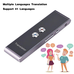 T8+ Portable Smart Voice Translator Smart Business Travel Real Time AI Translator Translation Machine 40 Languages Translator, T8+