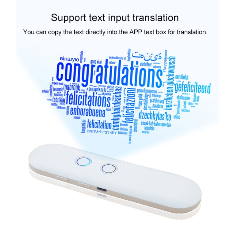 Traductor de voz inteligente portátil T4 con inteligencia artificial para viajes de negocios, máquina de traducción en tiempo real compatible con 42 idiomas