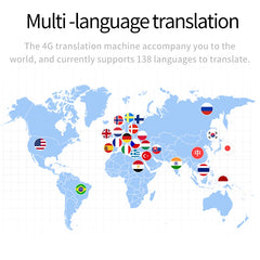 Z6 4G Version 3.1 Zoll Bildschirm Intelligenter Sprachübersetzer für Geschäftsreisen 1 GB + 16 GB Unterstützt die Übersetzung in 138 Sprachen