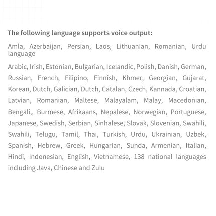 Z6 4G Version 3.1 inch Screen Smart Voice Translator for Business Travel 1GB+16GB Support 138 Languages Inter-Translation