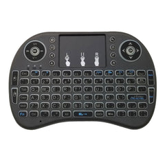 Support Language: Arabic i8 Air Mouse Wireless Backlight Keyboard with Touchpad for Android TV Box & Smart TV & PC Tablet & Xbox360 & PS3 & HTPC/IPTV, Arabic
