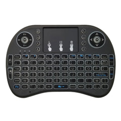 Support Language: French i8 Air Mouse Wireless Backlit Keyboard with Touchpad for Android TV Box & Smart TV & PC Tablet & Xbox360 & PS3 & HTPC/IPTV, French