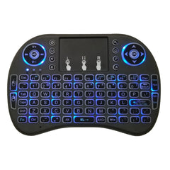 Support Language: English i8 Air Mouse Wireless Backlight Keyboard with Touchpad for Android TV Box & Smart TV & PC Tablet & Xbox360 & PS3 & HTPC/IPTV, English